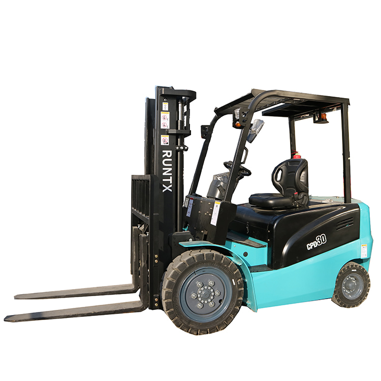 Runtx 3 ton electric forklift with blue color